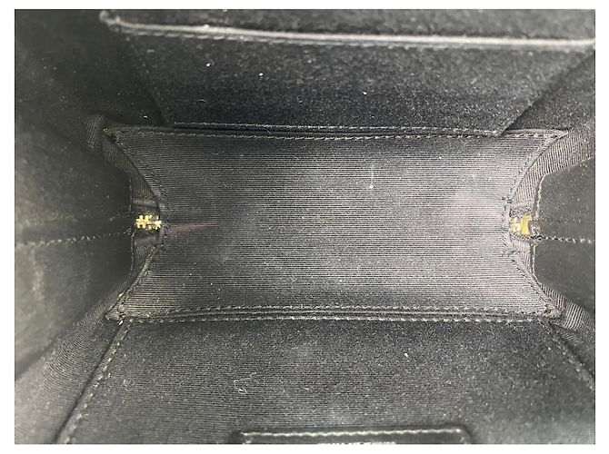 Borsa a tracolla Vicky Enamel Yves Saint Laurent Nero - vista 11