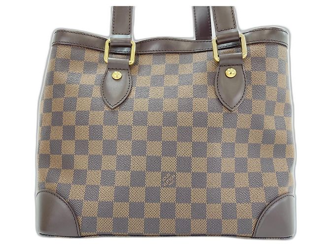 Louis Vuitton Damier Hampstead PM Handtasche Braun Damier ebene - Ansicht 3
