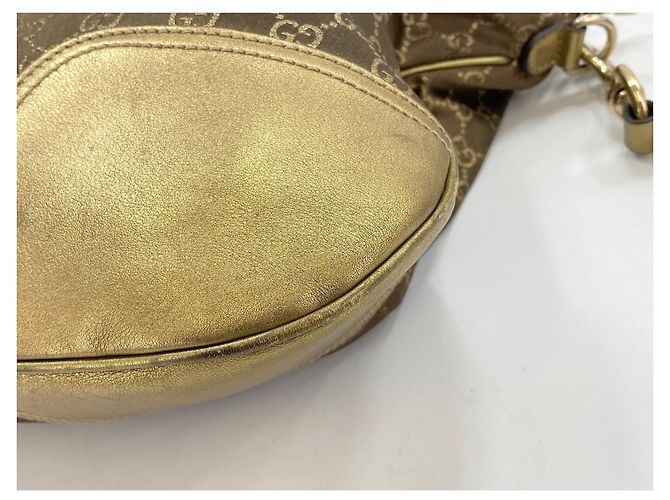 Borsa Tote Gucci GG Nylon Princy Marrone D'oro - vista 8