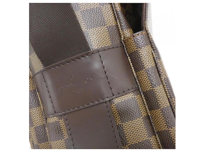 Borsa a tracolla Louis Vuitton Damier Naviglio Marrone - vista 4
