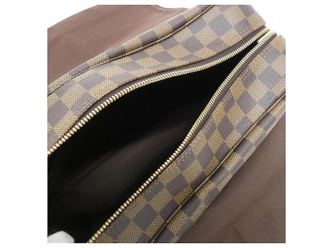 Borsa a tracolla Louis Vuitton Damier Naviglio Marrone - vista 5