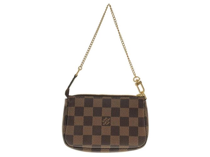 Louis Vuitton Damier Mini Pochette Accessoires N58009 Marrone - vista 2