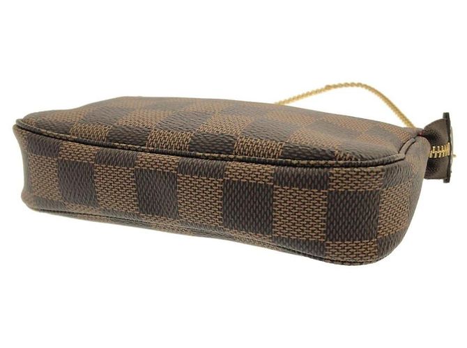 Louis Vuitton Damier Mini Pochette Accessoires N58009 Marrone - vista 3