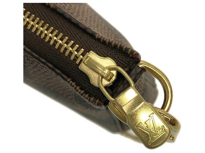 Louis Vuitton Damier Mini Pochette Accessoires N58009 Marrone - vista 4