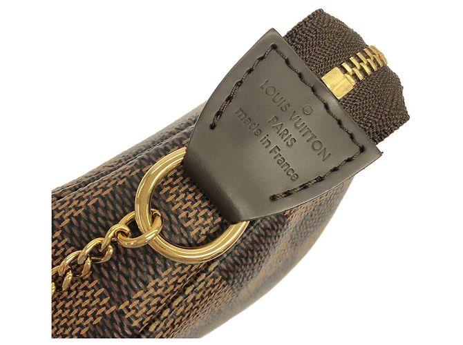 Louis Vuitton Damier Mini Pochette Accessoires N58009 Marrone - vista 5
