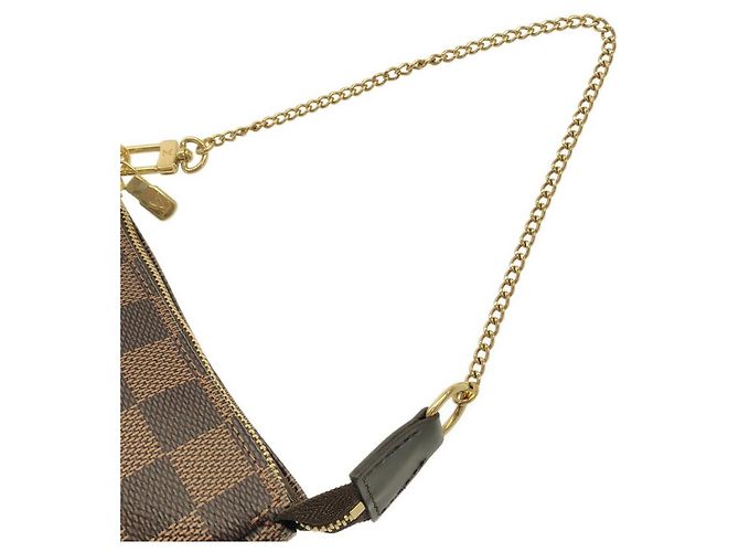 Louis Vuitton Damier Mini Pochette Accessoires N58009 Marrone - vista 6