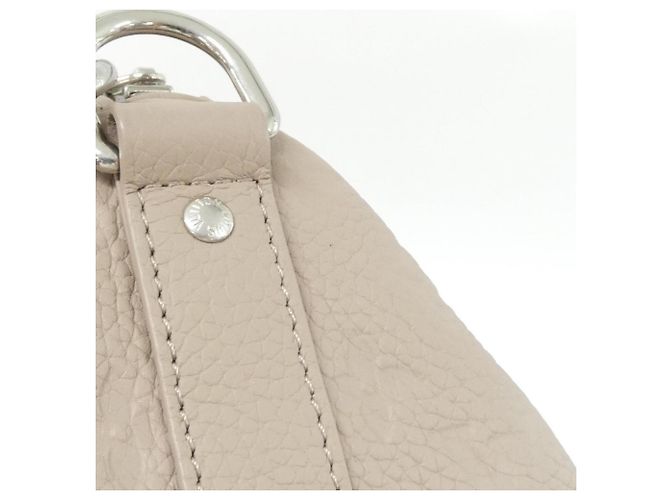 Louis Vuitton Taurillon Monogram Keepall Bandoulière 35cm Borsa Boston Marrone Beige - vista 3