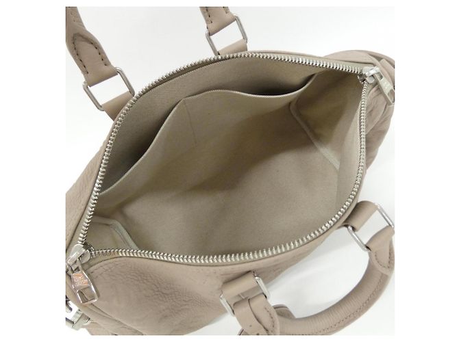 Louis Vuitton Taurillon Monogram Keepall Bandoulière 35cm Borsa Boston Marrone Beige - vista 7
