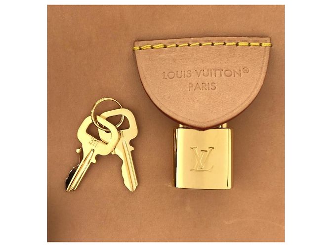 Borsa Louis Vuitton Neverfull MM Beige - vista 5