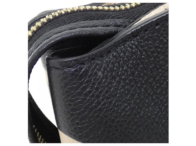 Borsa Louis Vuitton Bicolor Monogram Empreinte Petit Palais PM Nero Beige - vista 3