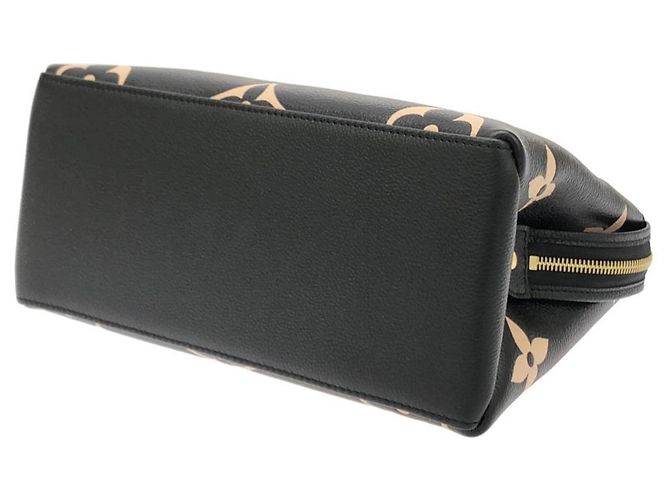 Borsa Louis Vuitton Bicolor Monogram Empreinte Petit Palais PM Nero Beige - vista 3