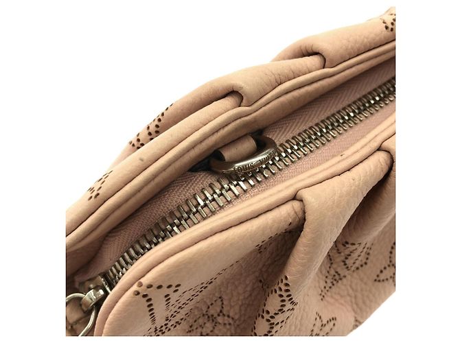 Borsa a tracolla Louis Vuitton Mahina Scala Mini Beige - vista 5