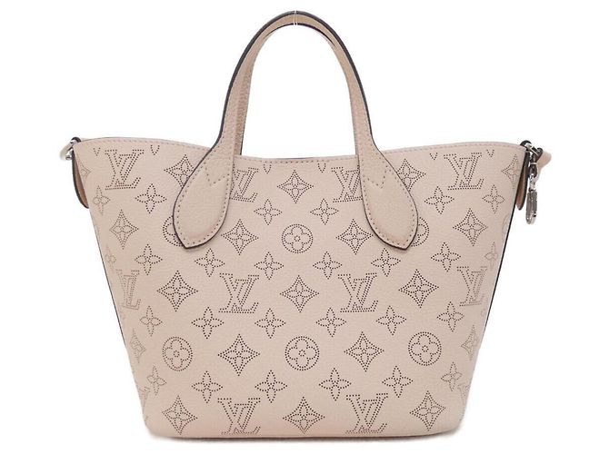 Borsa Louis Vuitton Mahina Blossom PM Marrone Beige - vista 2