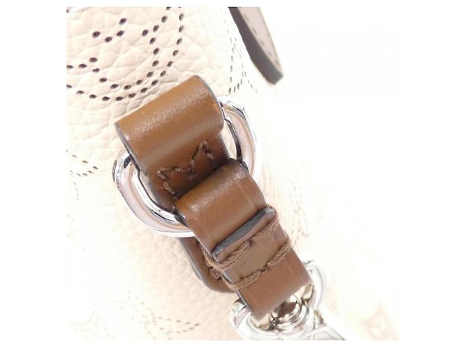 Borsa Louis Vuitton Mahina Hina PM Beige - vista 4