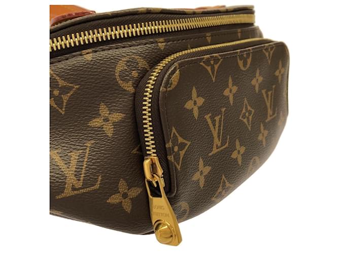 Bumbag Borsa a tracolla Louis Vuitton Monogram Archive Rush Marrone - vista 4