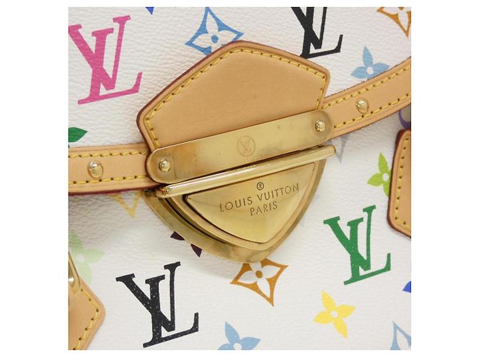 Borsa Louis Vuitton Multicolor Beverly GM Bianco Multicolore - vista 4