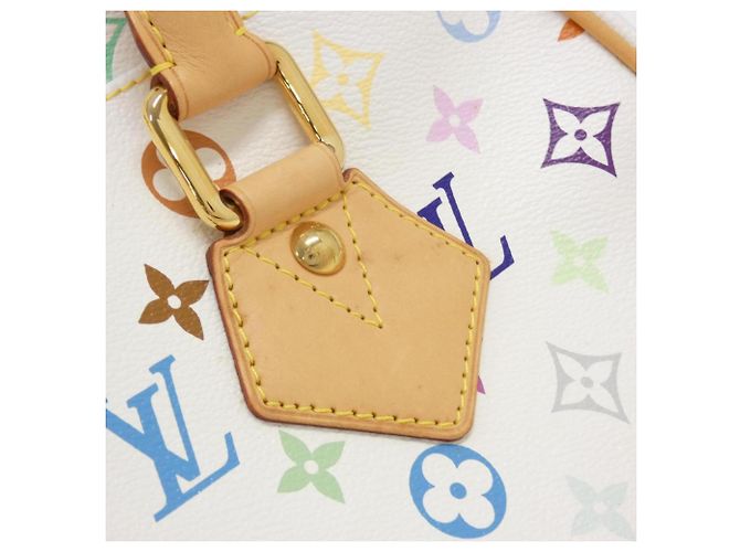 Borsa Louis Vuitton Multicolor Beverly GM Bianco Multicolore - vista 6