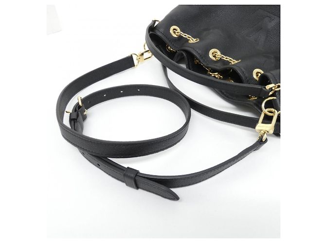 Borsa Louis Vuitton Monogram Empreinte Nero - vista 4