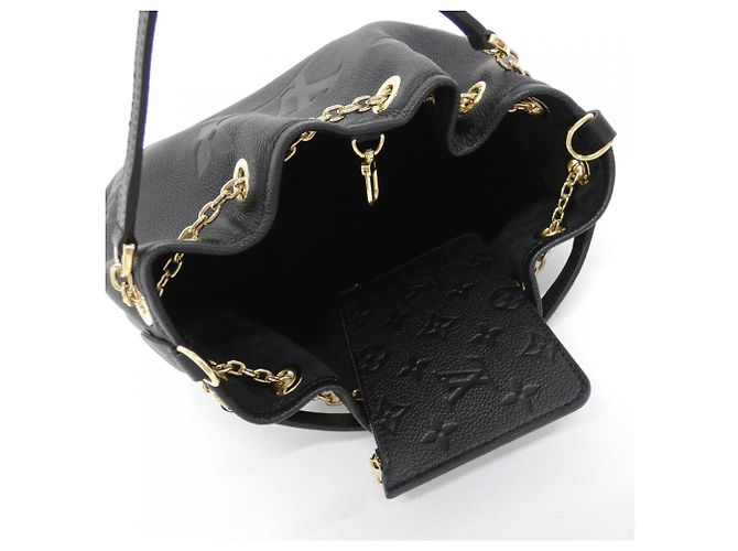 Borsa Louis Vuitton Monogram Empreinte Nero - vista 5