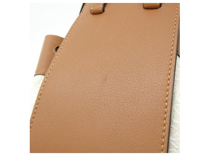 Mini borsa a tracolla Loewe Hammock con coulisse Beige - vista 5