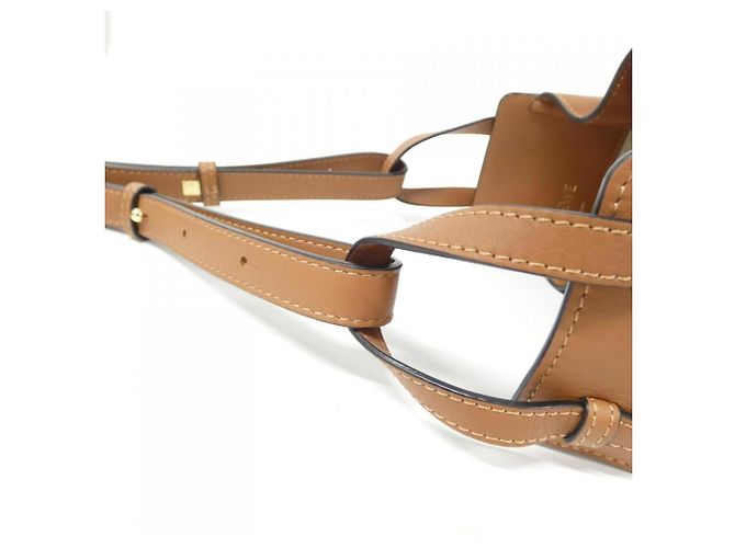 Mini borsa a tracolla Loewe Hammock con coulisse Beige - vista 7