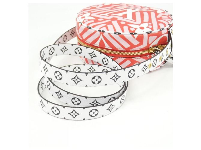 Borsa a tracolla Louis Vuitton LV Crafty Boite Chapeau Souple Rosso - vista 4