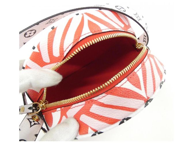 Borsa a tracolla Louis Vuitton LV Crafty Boite Chapeau Souple Rosso - vista 5