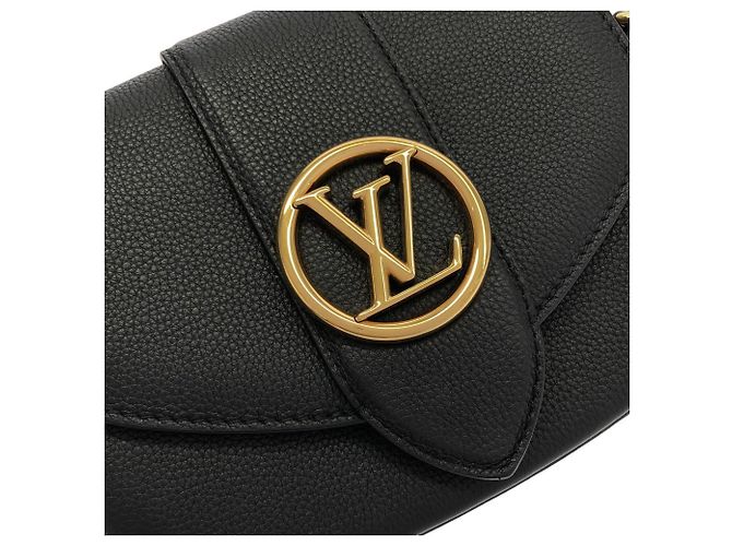 Borsa a Spalla Louis Vuitton LV Pont Neuf Soft PM M58727 Nero - vista 4