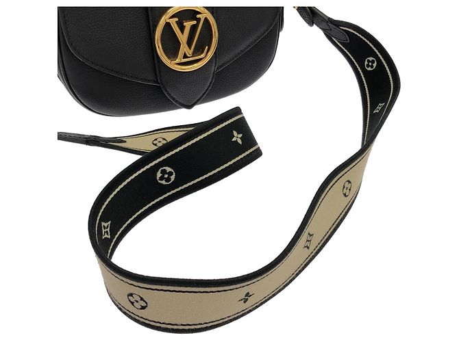 Borsa a Spalla Louis Vuitton LV Pont Neuf Soft PM M58727 Nero - vista 7