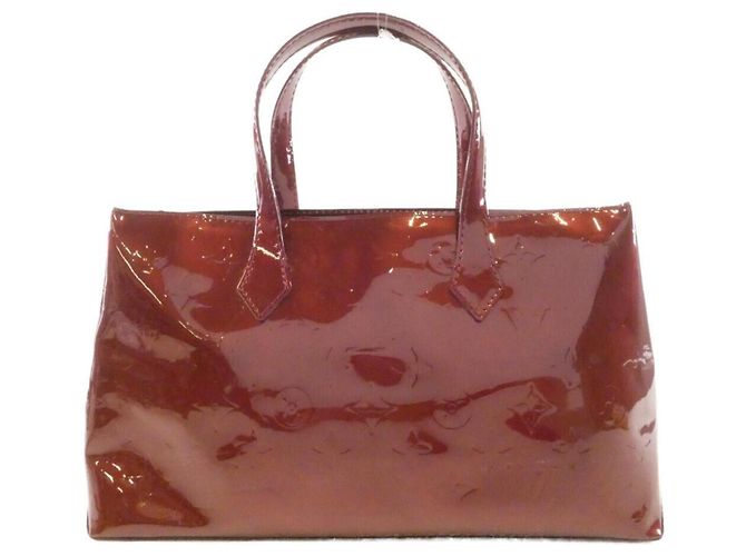 Borsa Louis Vuitton Vernis Wilshire PM M91644 Rosso - vista 2