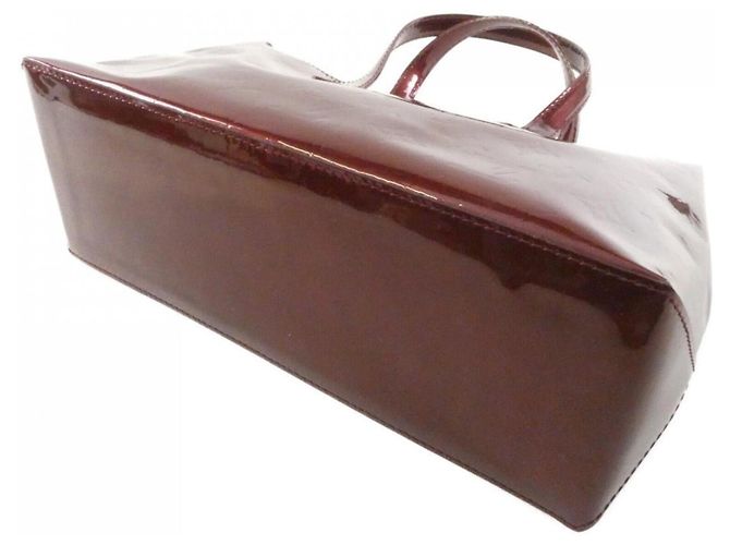 Borsa Louis Vuitton Vernis Wilshire PM M91644 Rosso - vista 3