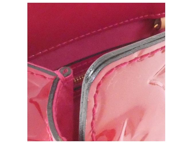 Borsa Louis Vuitton Vernis Catalina BB Rosa - vista 5
