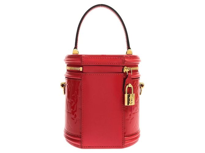Borsa Louis Vuitton Vernis Cannes PM M53998 Rosso - vista 2