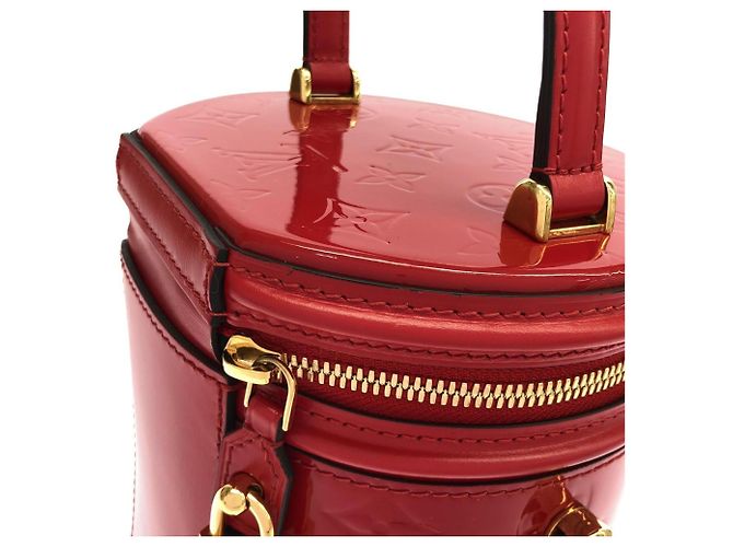 Borsa Louis Vuitton Vernis Cannes PM M53998 Rosso - vista 5