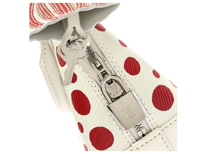 Bolso Louis Vuitton Epi Alma BB Blanco Roja - vista 4