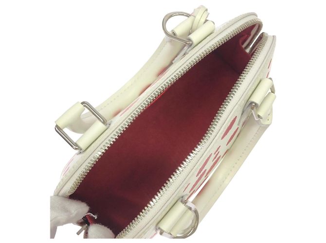 Bolso Louis Vuitton Epi Alma BB Blanco Roja - vista 8