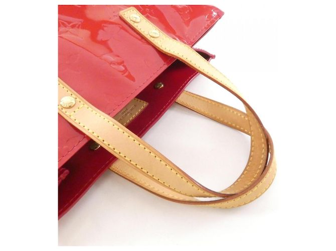 Louis Vuitton Vernis Lead PM M91990 Handtasche Rot - Ansicht 3