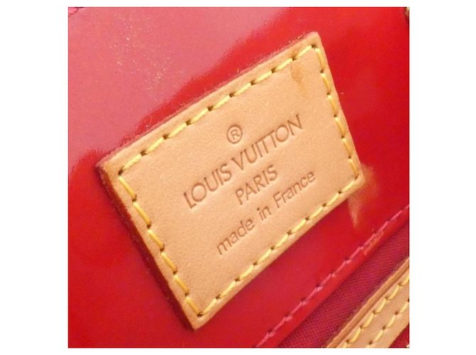 Louis Vuitton Vernis Lead PM M91990 Handtasche Rot - Ansicht 6