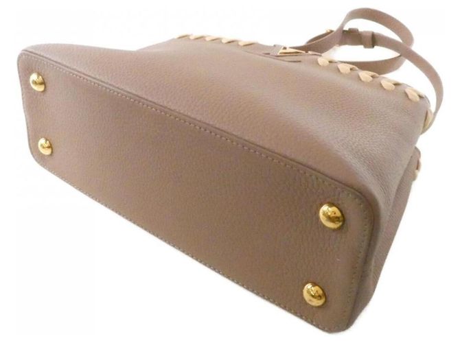 Borsa Louis Vuitton Capucines PM M54882 Beige - vista 3