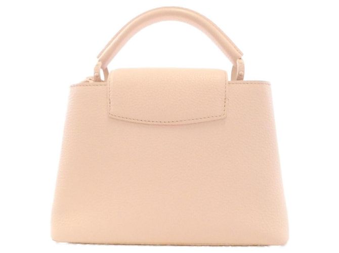 Borsa Louis Vuitton Capucines BB Rosa - vista 2