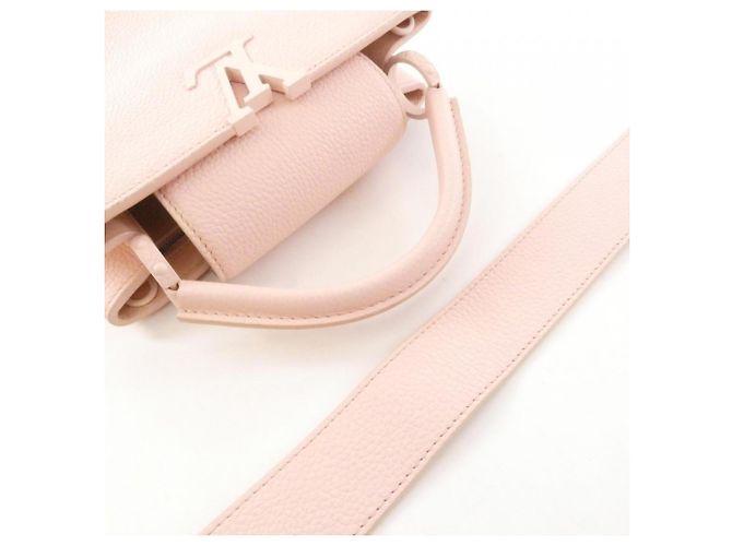 Borsa Louis Vuitton Capucines BB Rosa - vista 5