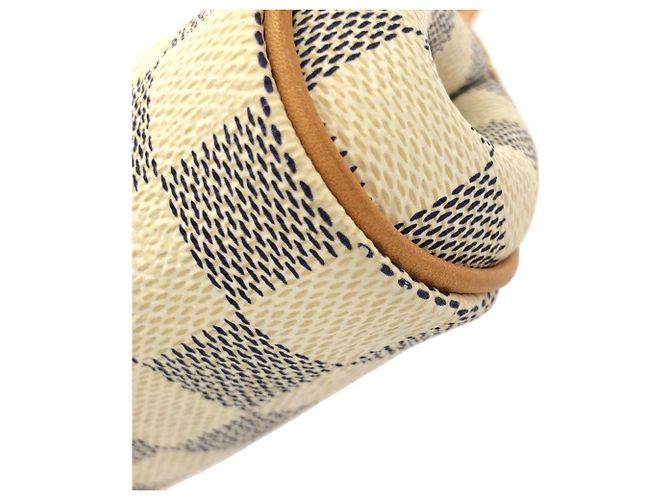 Borsa a tracolla Louis Vuitton Damier Azur Eva Blu - vista 3