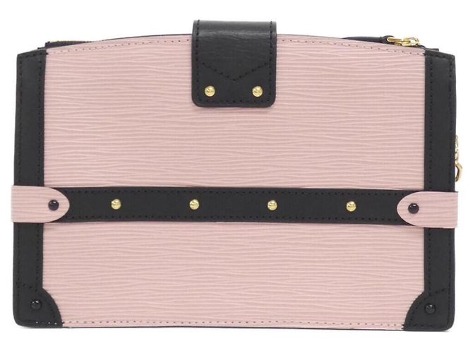 Clutch Louis Vuitton Epi Trunk Clutch M53191 Borsa a Spalla Rosa - vista 2