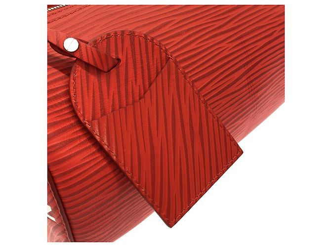 Borsa a tracolla Louis Vuitton Epi Soft Polochon XL Rosso - vista 6