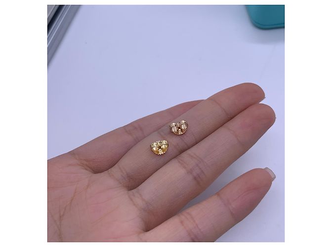 Orecchini Tiffany & Co. Ti Fine Bamboo Circular Joint Oro Giallo D'oro - vista 9