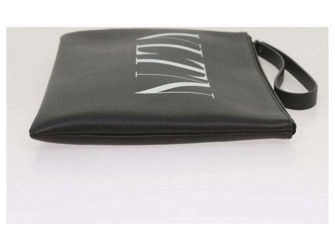 Clutch da polso Valentino Garavani VLTN in pelle stampata Medium - vista 4