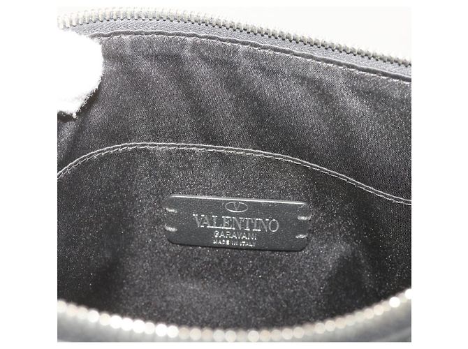 Clutch da polso Valentino Garavani VLTN in pelle stampata Medium - vista 6
