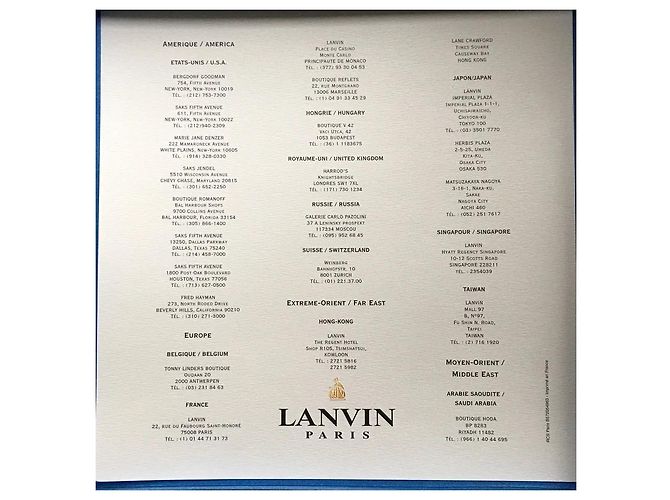 Lanvin Estuche de Láminas Fotográficas 1997 Edición Limitada - vista 12