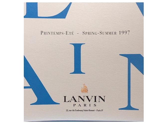 Lanvin Estuche de Láminas Fotográficas 1997 Edición Limitada - vista 5