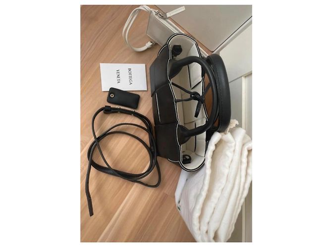 Bottega Veneta Cassette Borsa Pelle Nera Nero - vista 2
